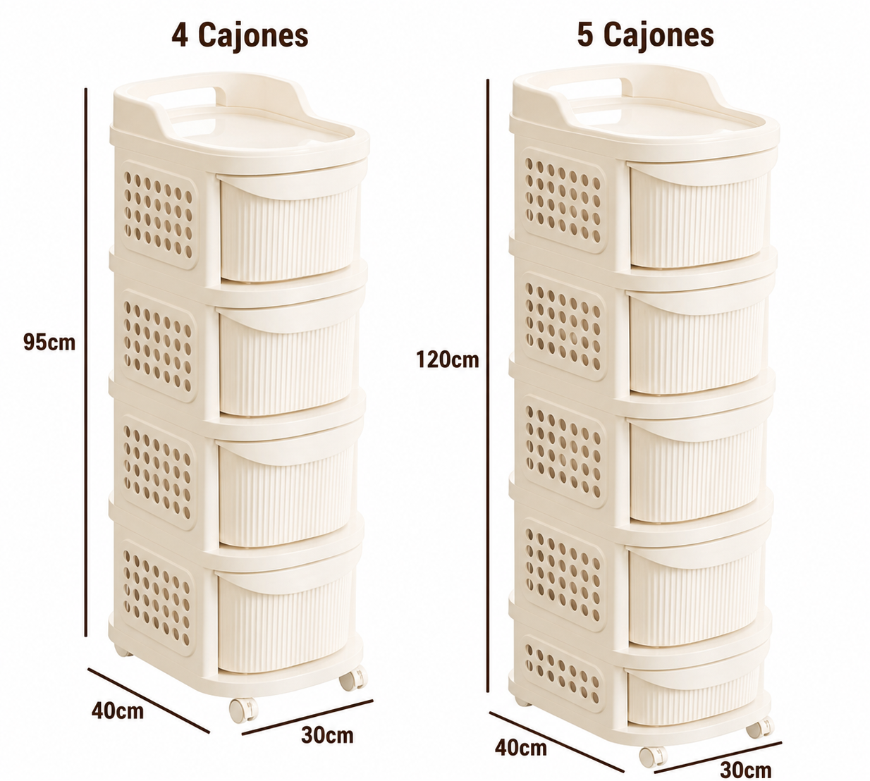 Kit de Carritos Organizadores - ImperioMaz